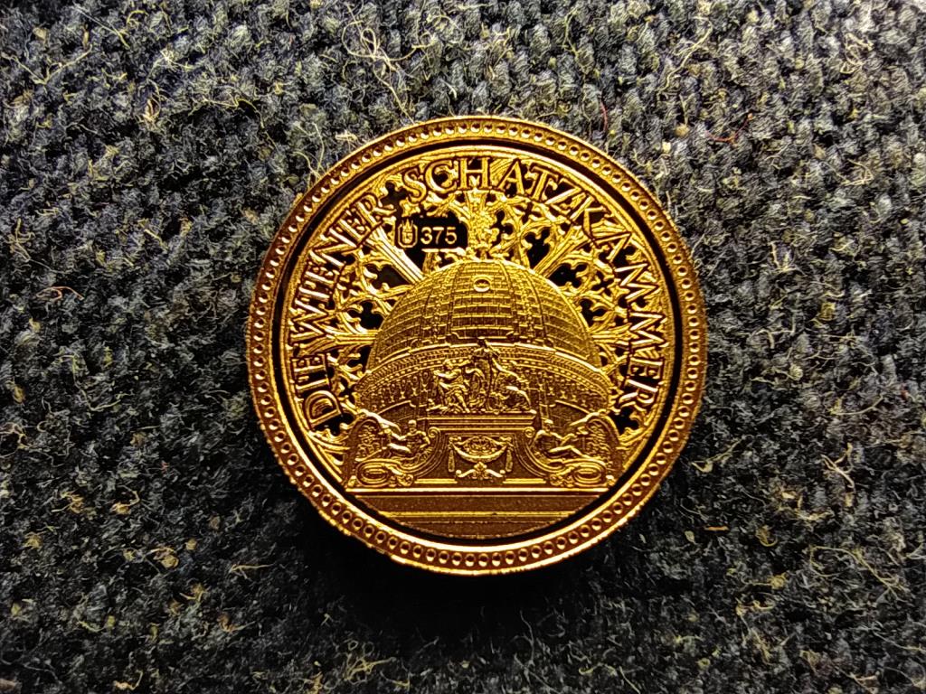 Ausztria Aranygyapjú eskükereszt .375 arany 0,5g