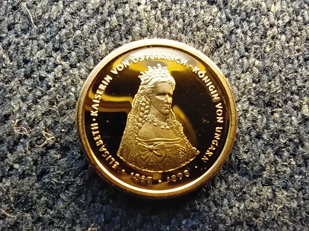 Ausztria Erzsébet császárné .333 arany 0,5g