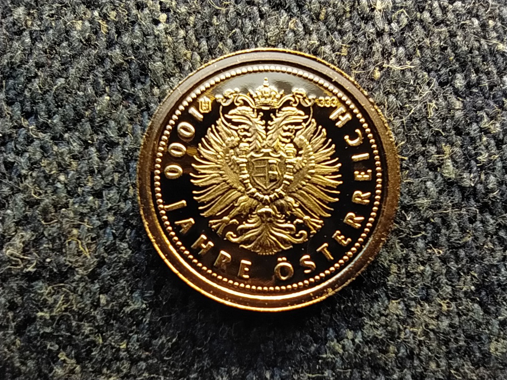 Ausztria I. Miksa főherceg .333 arany 0,5g