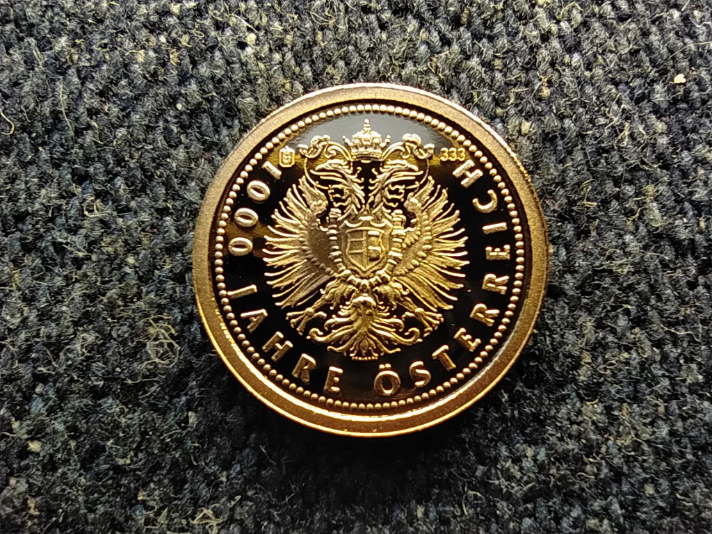 Ausztria Emlékbélyeg Ausztria .333 arany 0,5g