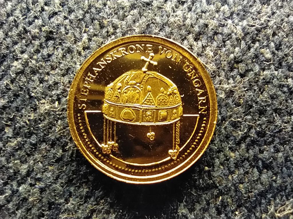 Ausztria István magyar koronája .375 arany