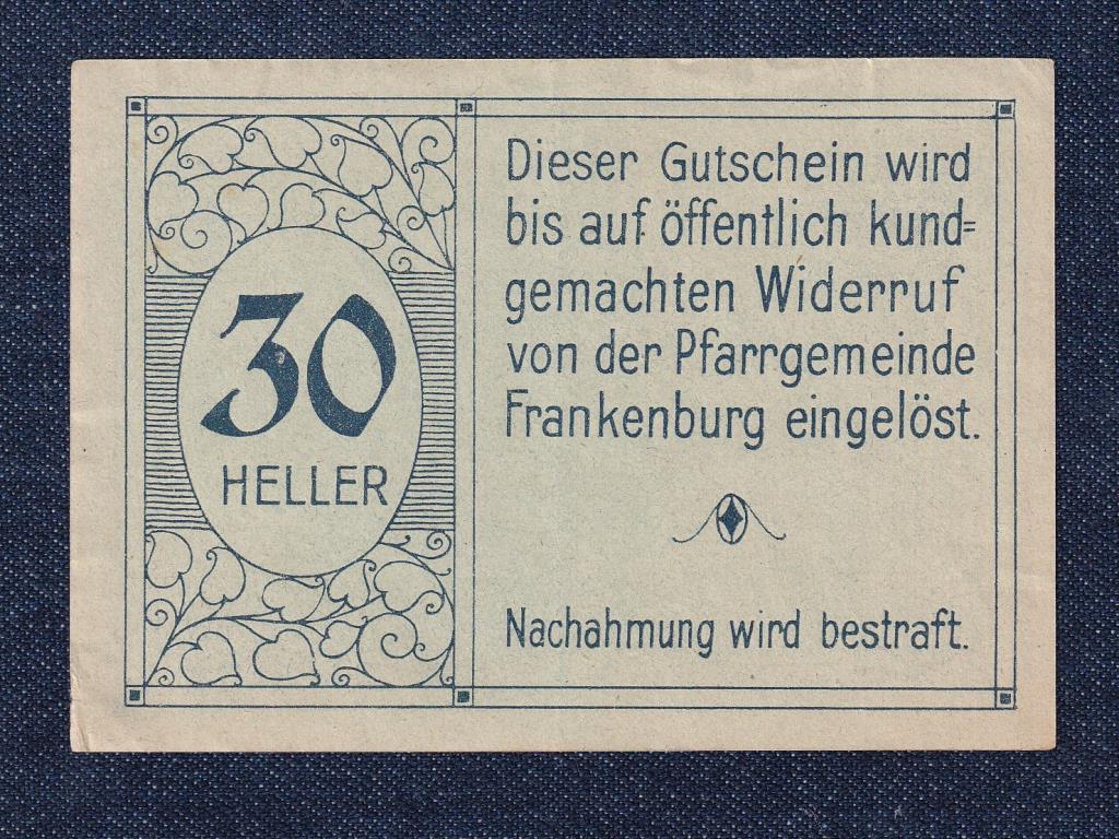 Ausztria Frankenburg 30 Heller szükségpénz