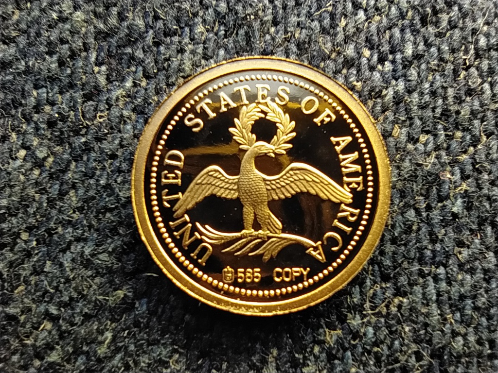 USA Liberty dollár 1797 .585 arany másolat