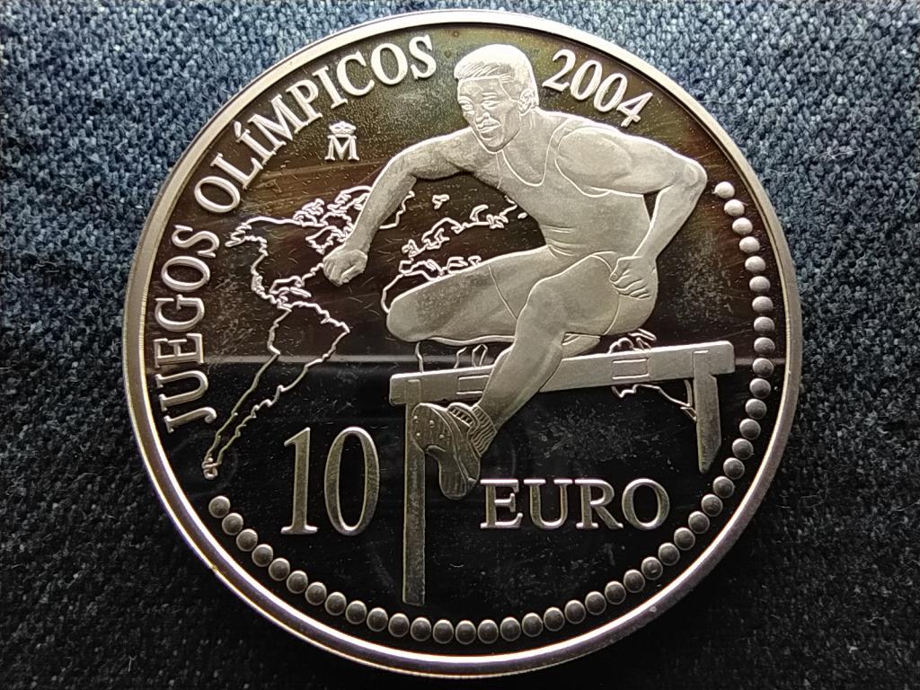 Spanyolország Nyári Olimpia 2004, Athén .925 ezüst 10 Euro