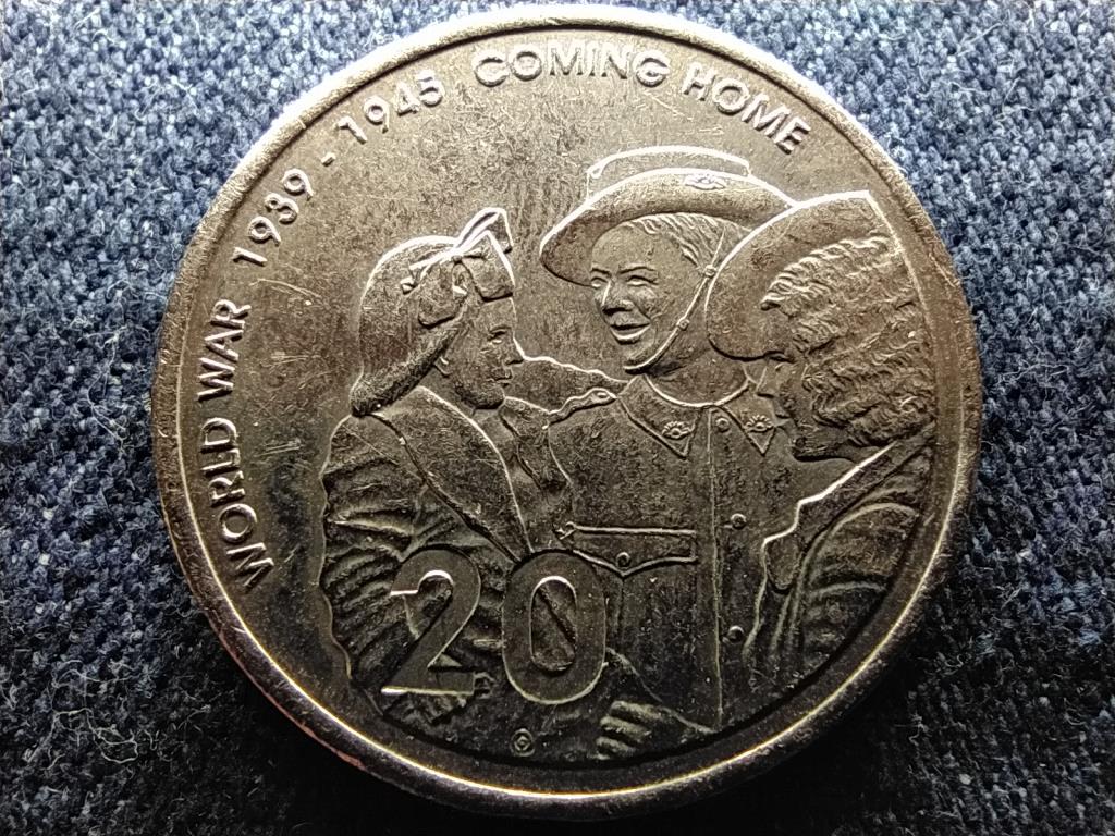 Ausztrália A második világháború vége 20 Cent