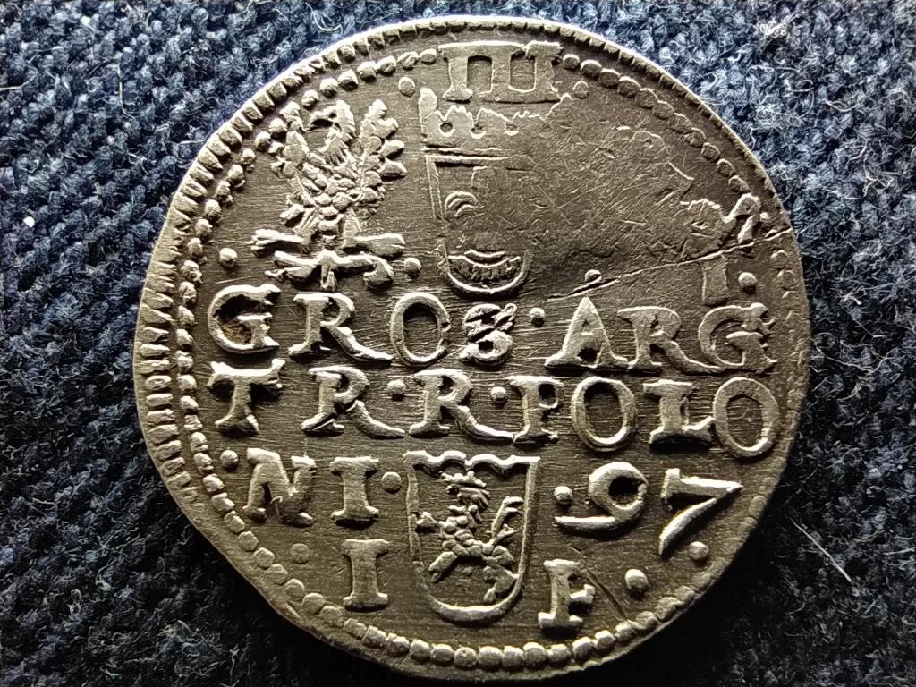 Lengyelország III. Zsigmond (1587-1632) .844 ezüst 3 Garas