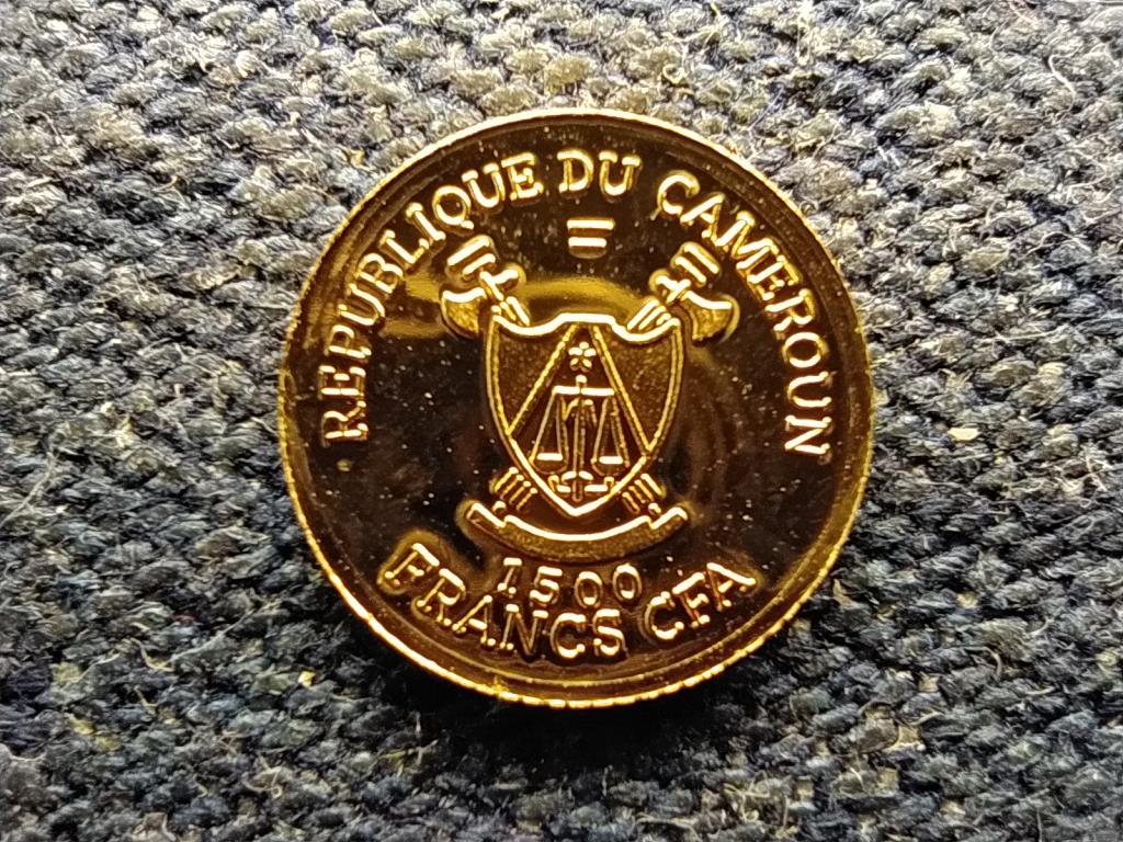 Kamerun Ötödik - Ne ölj .585 arany 1500 Frank 0,5g