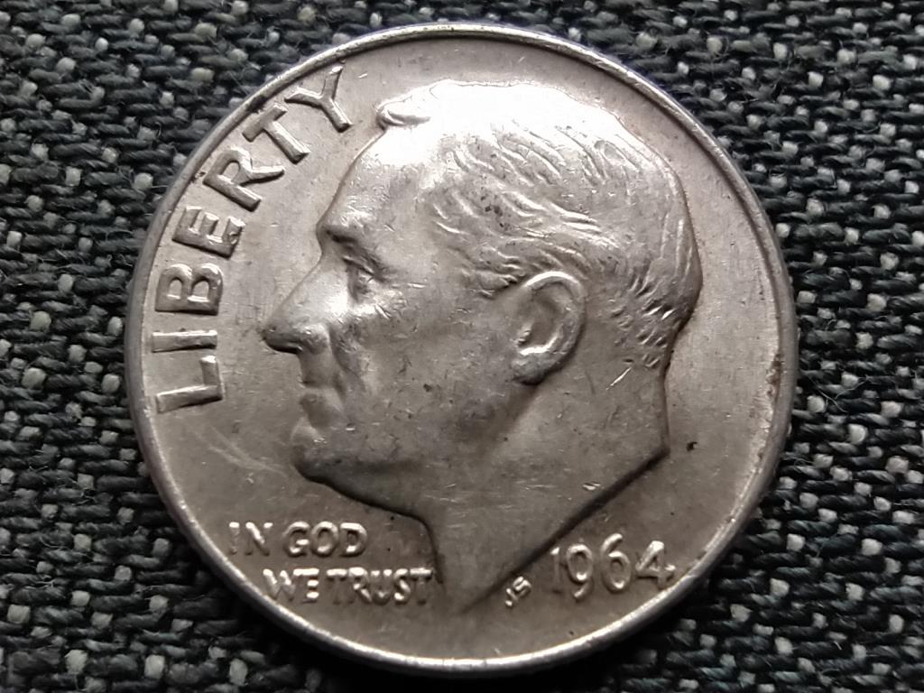 USA Roosevelt .900 ezüst 1 dime