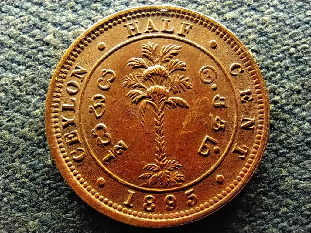 Sri Lanka Viktória (1870-1901) 1/2 Cent