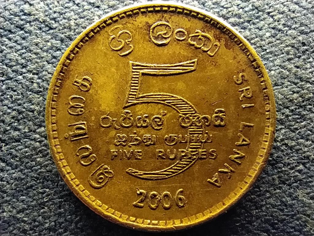Sri Lanka Buddha 5 Rúpia