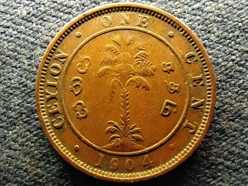 Sri Lanka VII. Eduárd (1901-1910) 1 Cent
