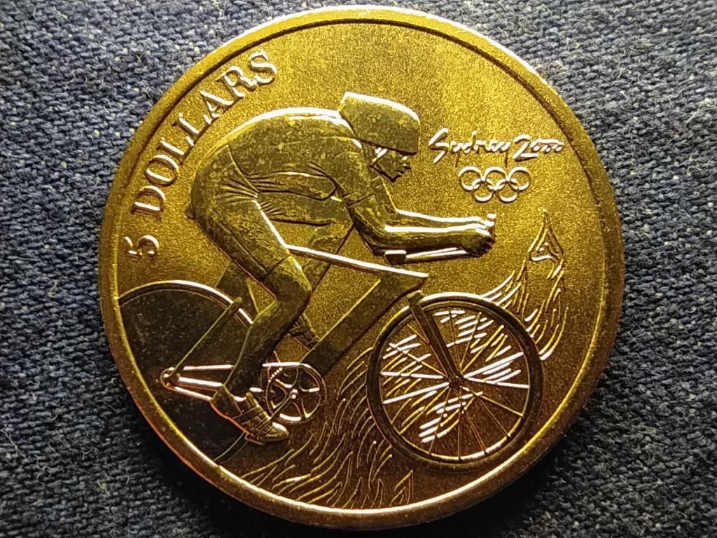 Ausztrália XXVII. Nyári Olimpia 2000 Sydney Kerékpározás 5 Dollár 