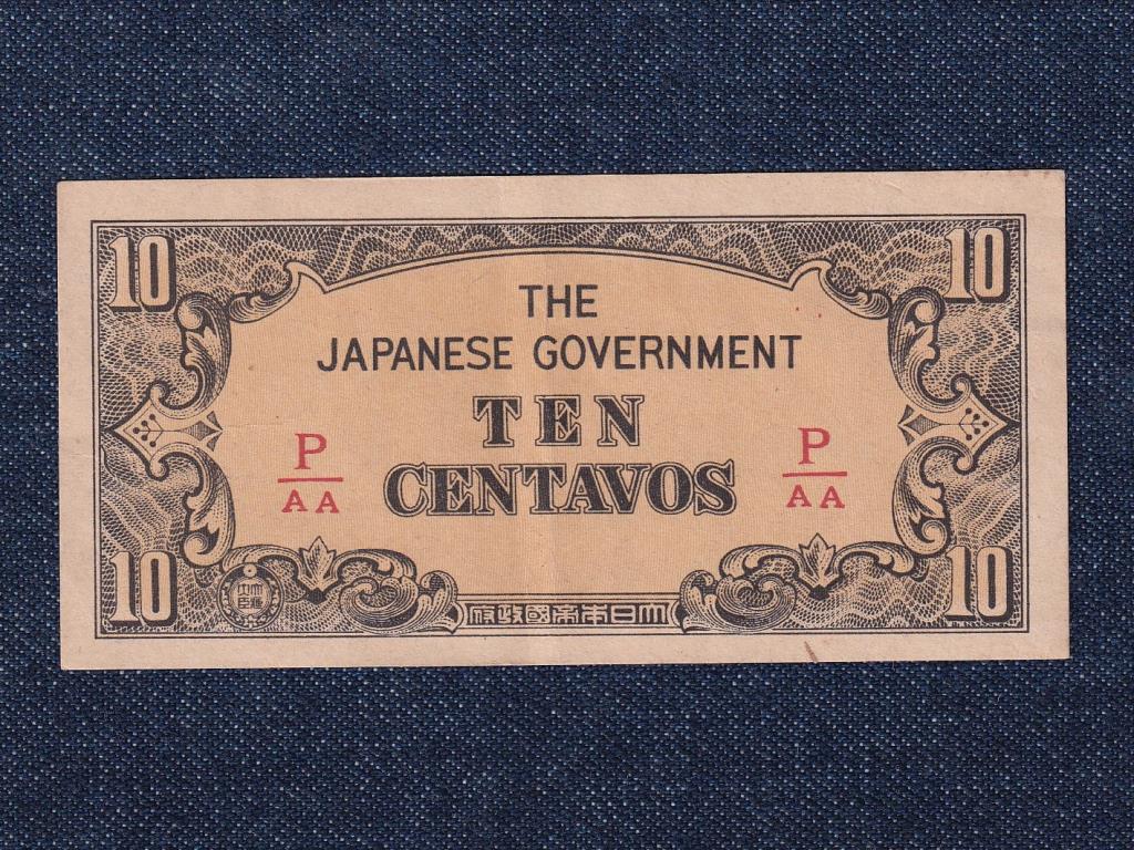 Fülöp-szigetek Japán megszállás (1941-1944) 10 Centavo 