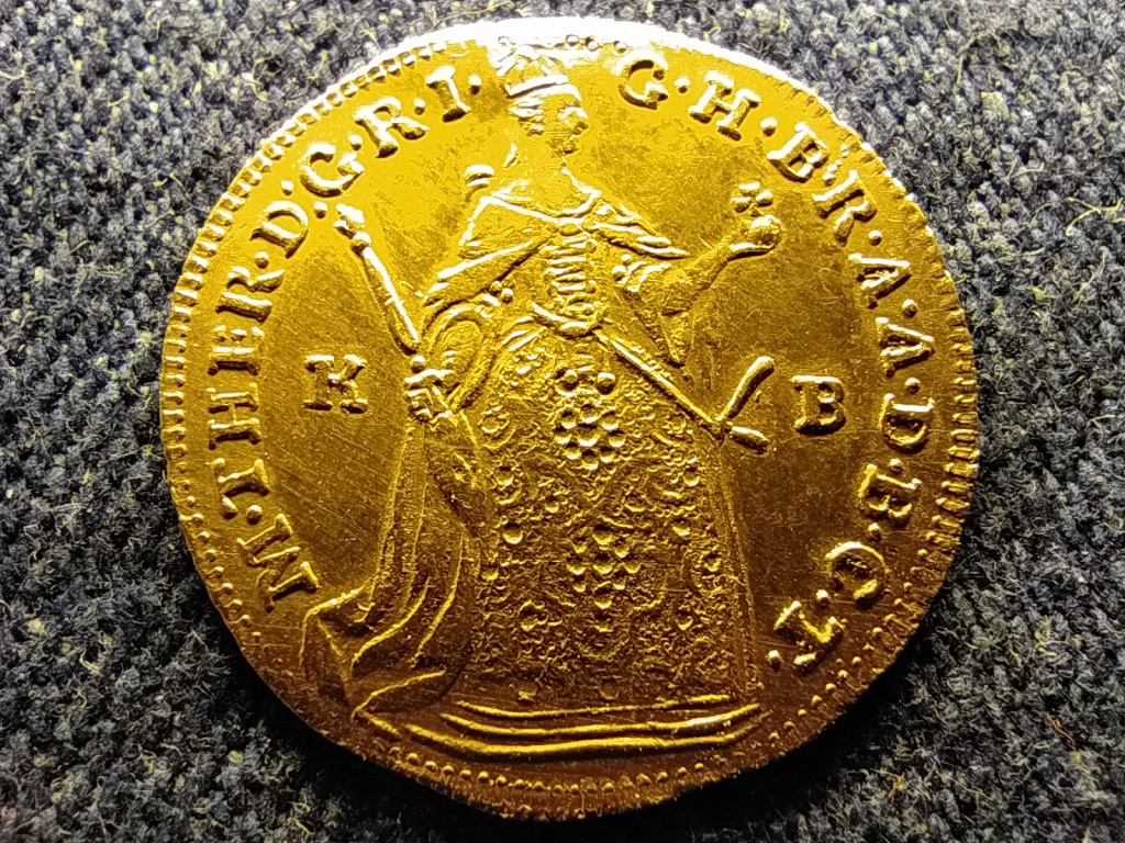 Magyarország Mária Terézia (1740-1780) ÉH 1213 .986 Arany 1 Dukát 3,5g