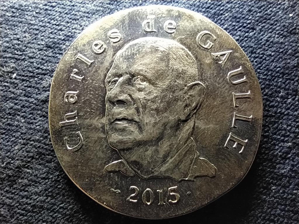 Franciaország Charles de Gaulle .900 Ezüst 10 Euro 