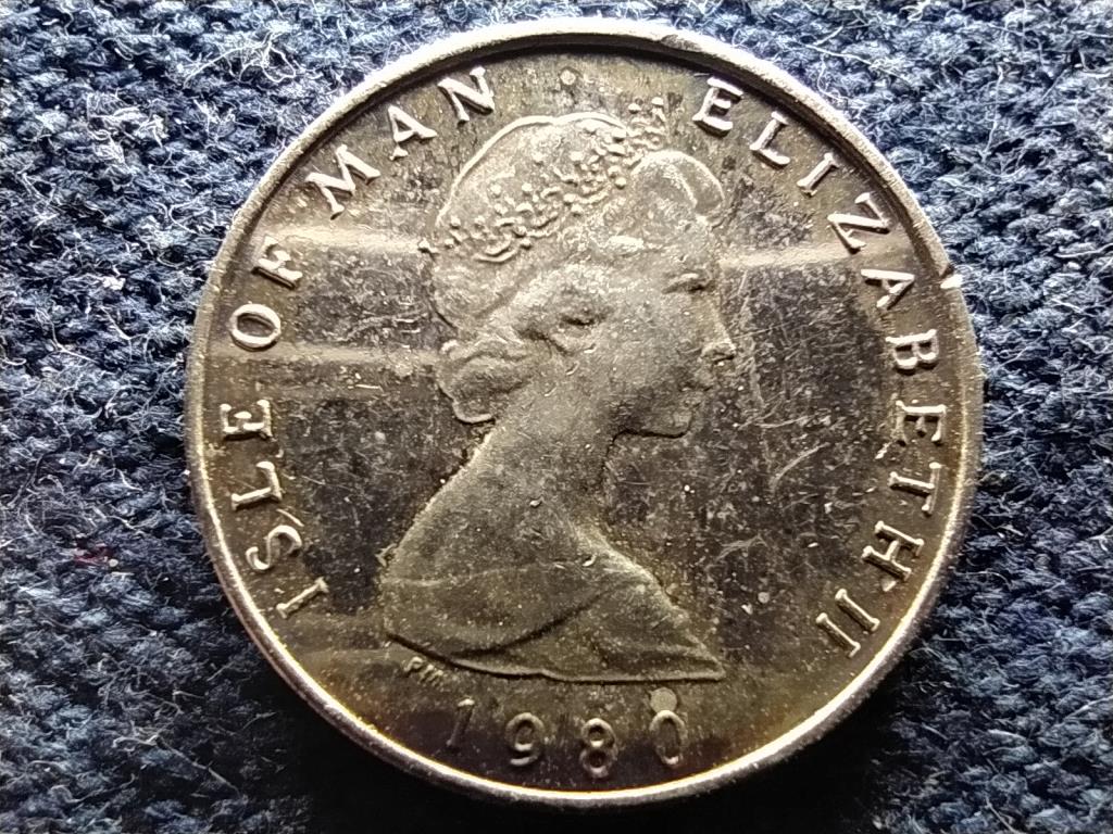 Man-sziget II. Erzsébet (1952-2022) .500 Ezüst 1/2 Penny 