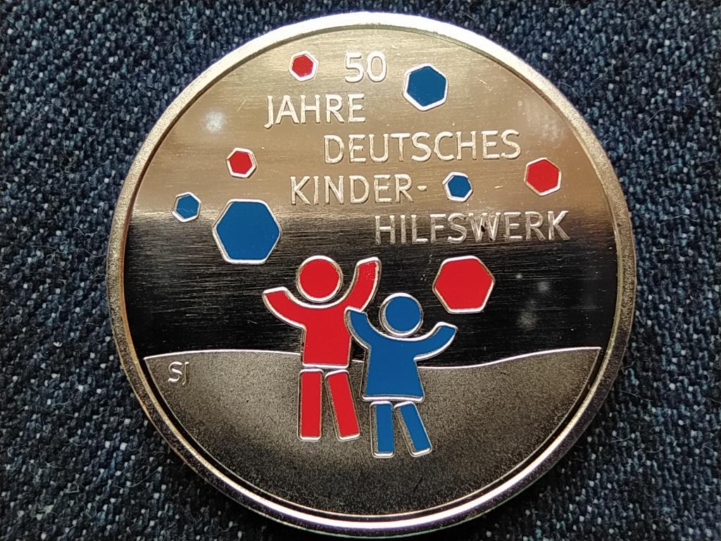 Németország 50 éves Német Gyermekalap .925 Ezüst 20 Euro 