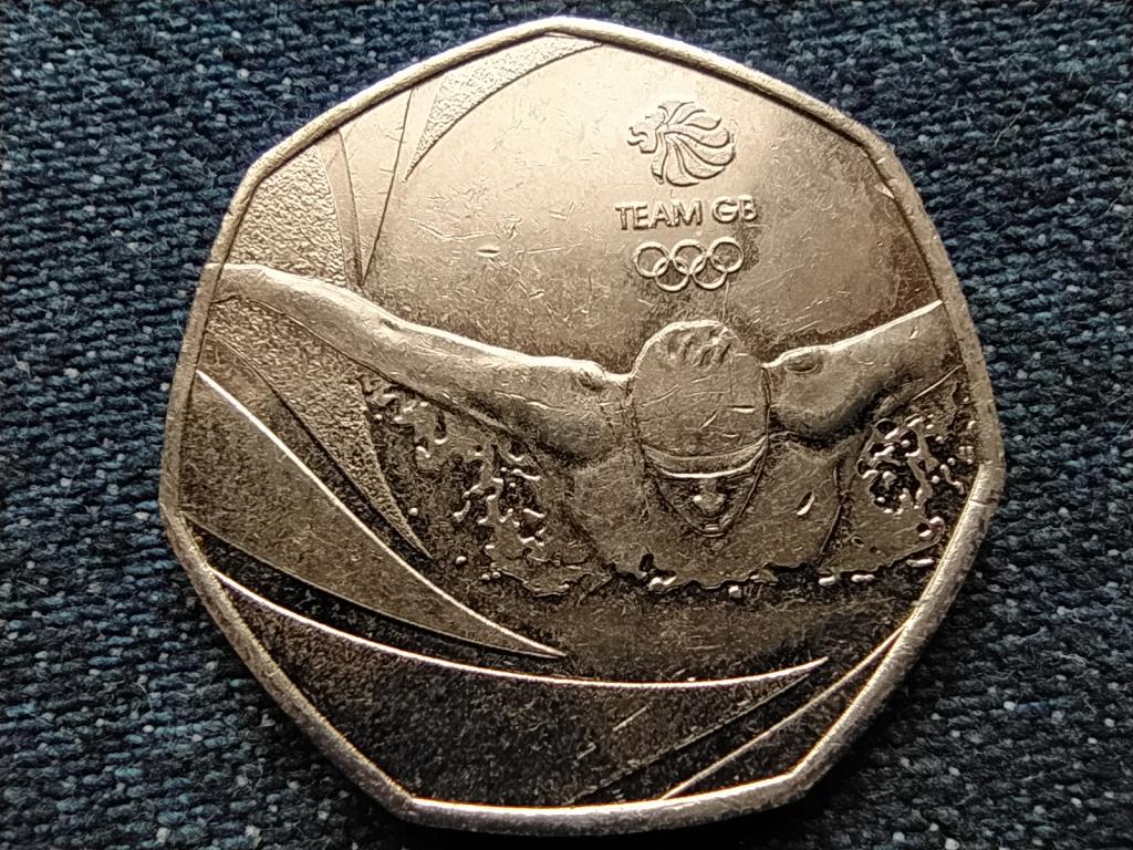 Anglia Olimpiai GB csapat 50 Penny 
