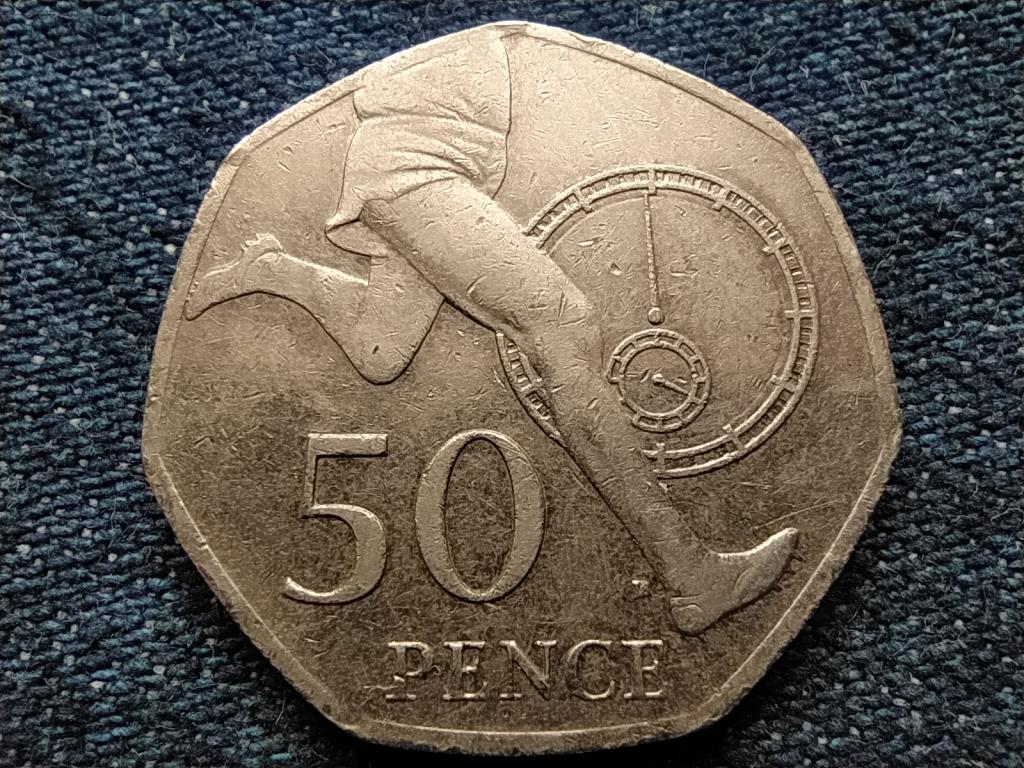 Anglia Négy perces mérföld 50 Penny 