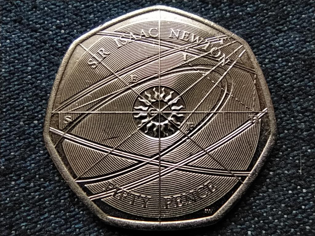 Anglia Sir Isaac Newton 50 Penny 