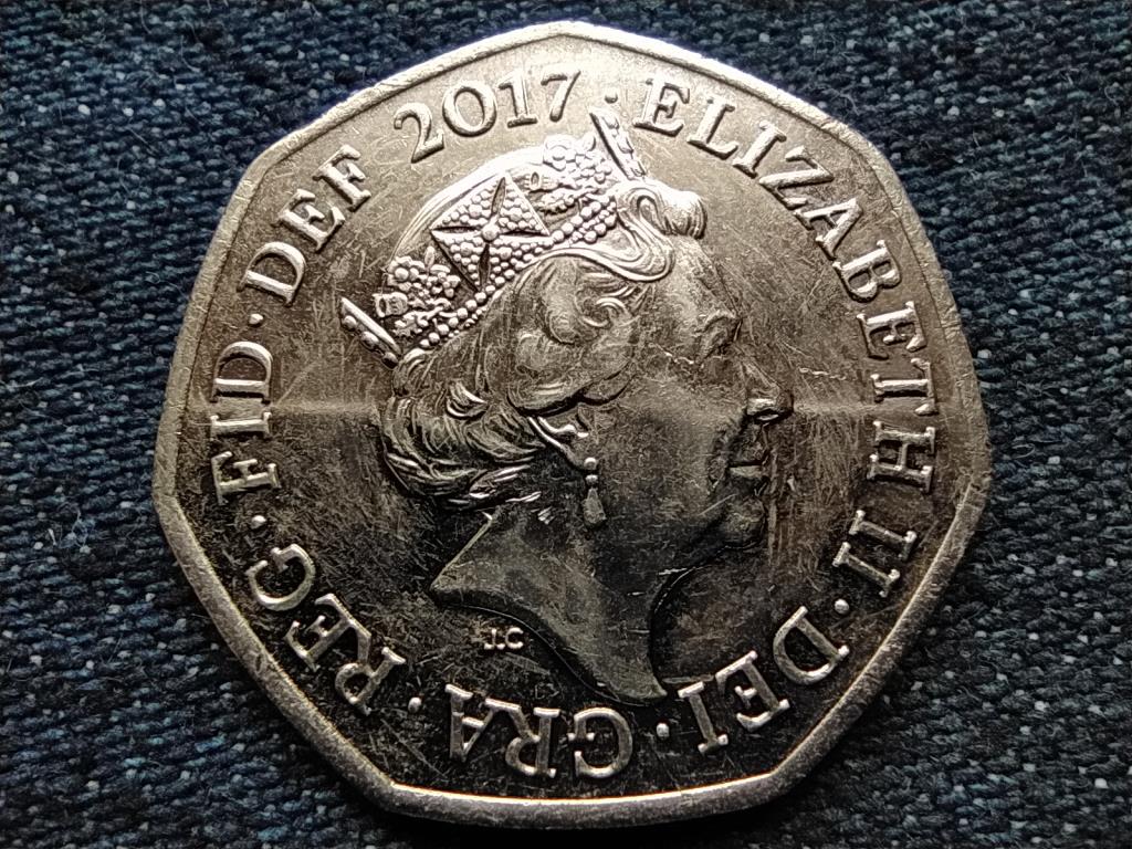 Anglia Sir Isaac Newton 50 Penny 