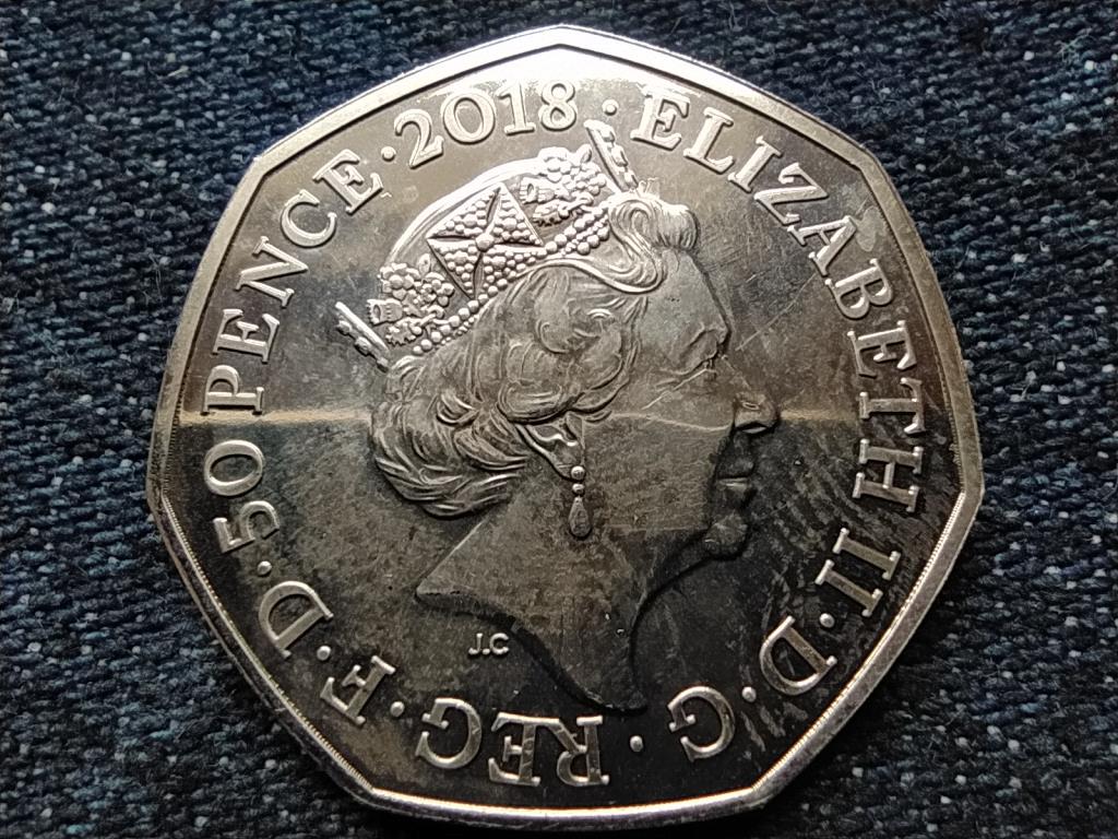 Anglia A néptörvény képviselete 1918 50 Penny 