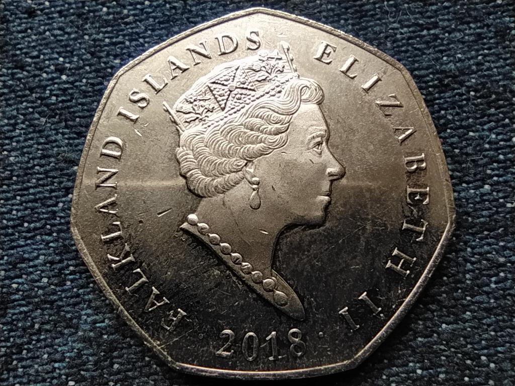 Falkland-szigetek Királypingvin 50 Penny 