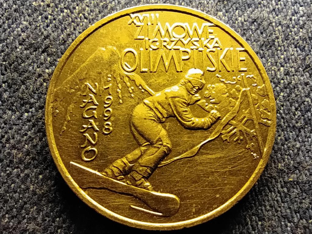 Lengyelország XVIII. Téli Olimpia 1998 Nagano 2 Zloty 