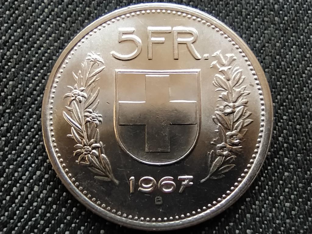 Svájc .835 ezüst 5 Frank