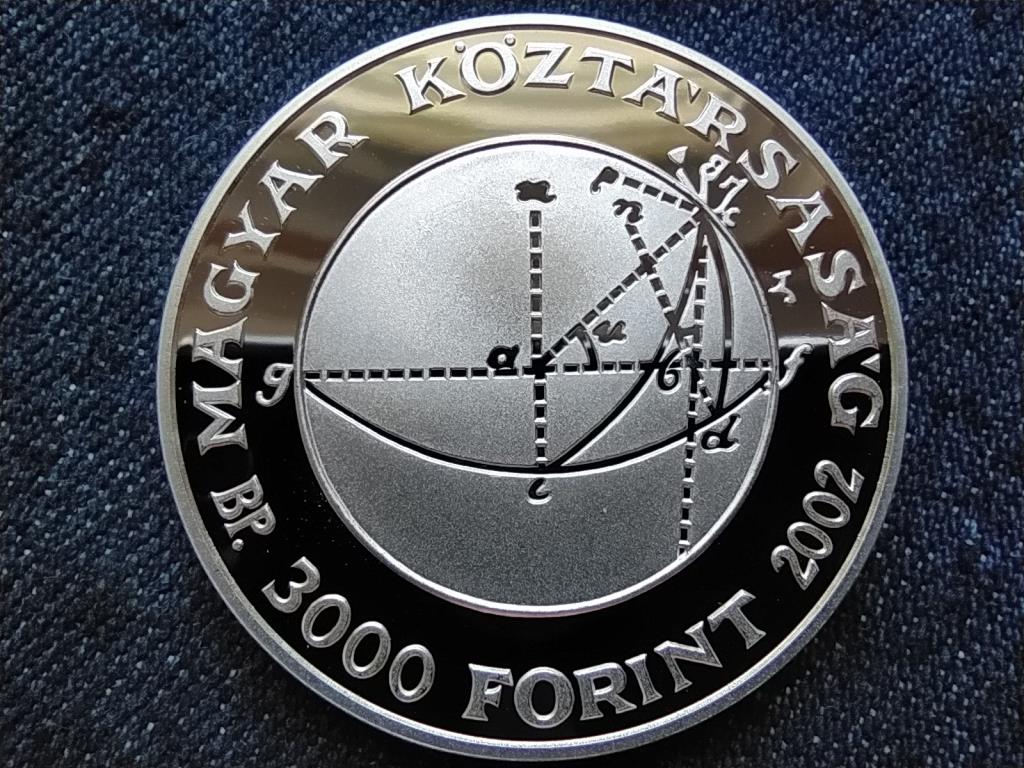 Bolyai János .925 ezüst 3000 Forint