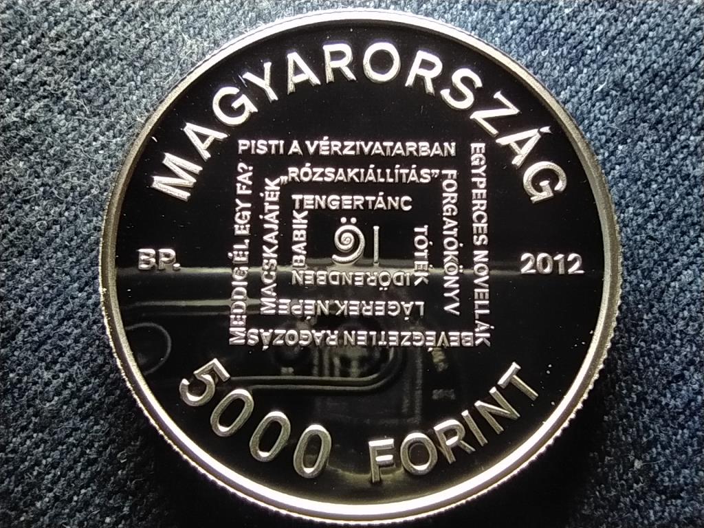 Örkény István .925 ezüst 5000 Forint