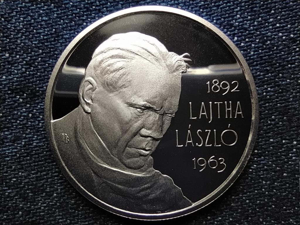 Lajtha László .925 ezüst 5000 Forint