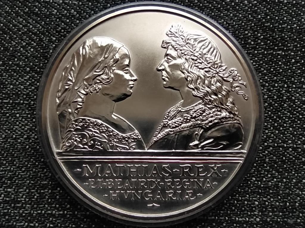 Regina Hungariae Mátyás és Beatrix .900 ezüst 500 Forint