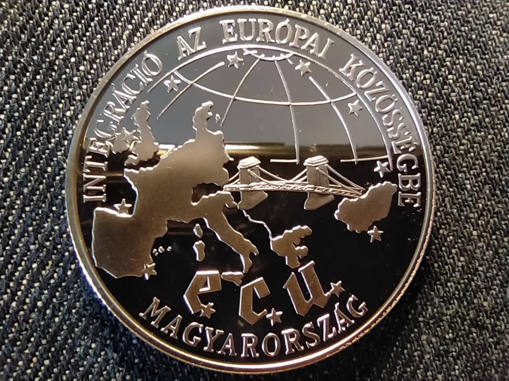 E.C.U. - Integráció az Európai Unióba Lánchíd .925 ezüst 500 Forint