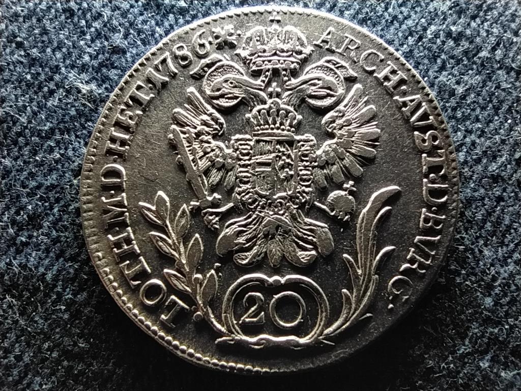 Ausztria II. József .583 ezüst 20 Krajcár