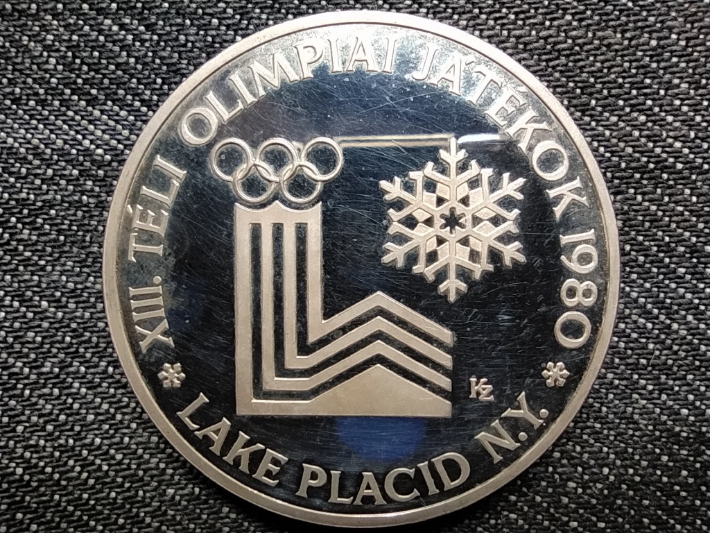 XIII. Téli olimpiai játékok - Lake Placid N.Y. ezüst, piefort 200 Forint