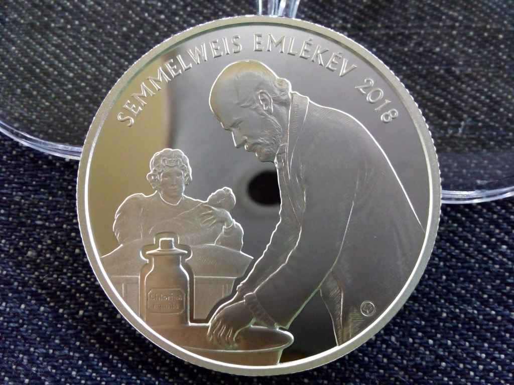 Semmelweis Ignác születésének 200. évfordulója .925 ezüst 10000 Forint