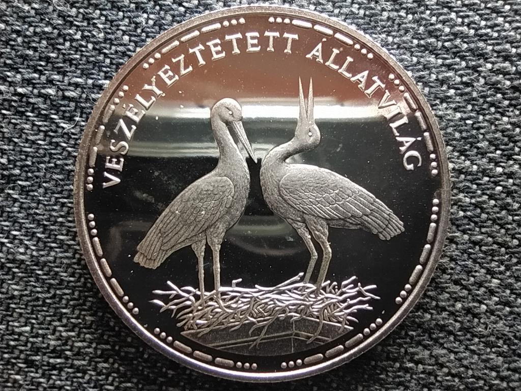 Fehér gólya ezüst 200 Forint
