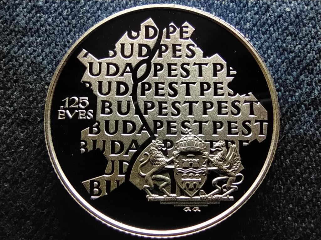 Pest, Buda és Óbuda egyesítésének 125. évfordulója ezüst 750 Forint