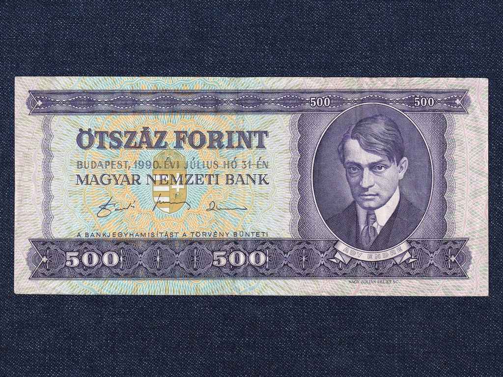 Harmadik Magyar Köztársaság (1989-napjainkig) 500 Forint bankjegy