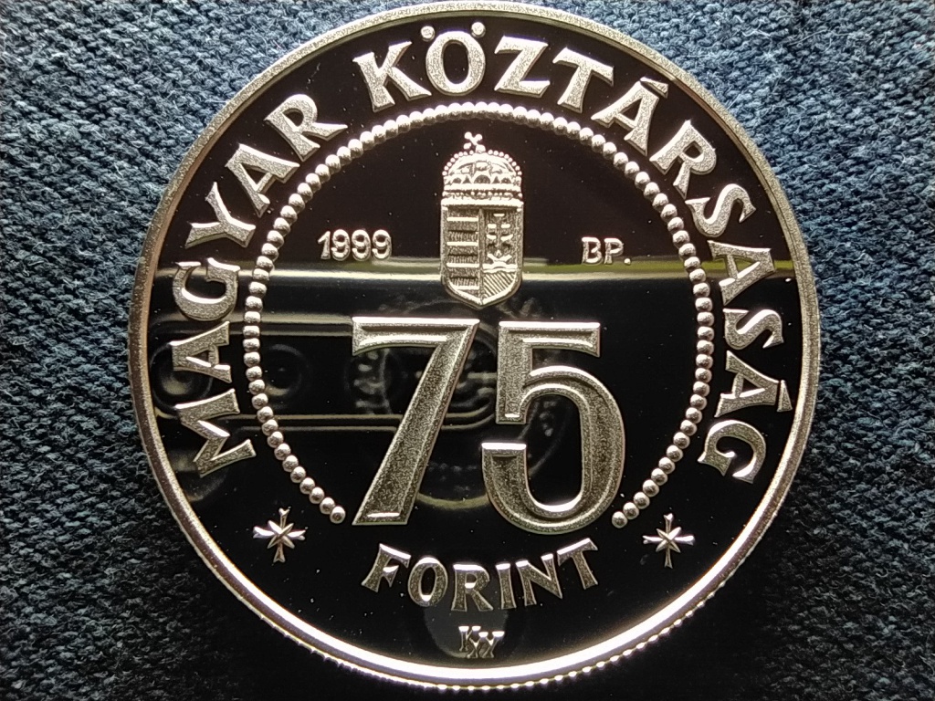 75 éves a Magyar Nemzeti Bank ezüst 75 Forint