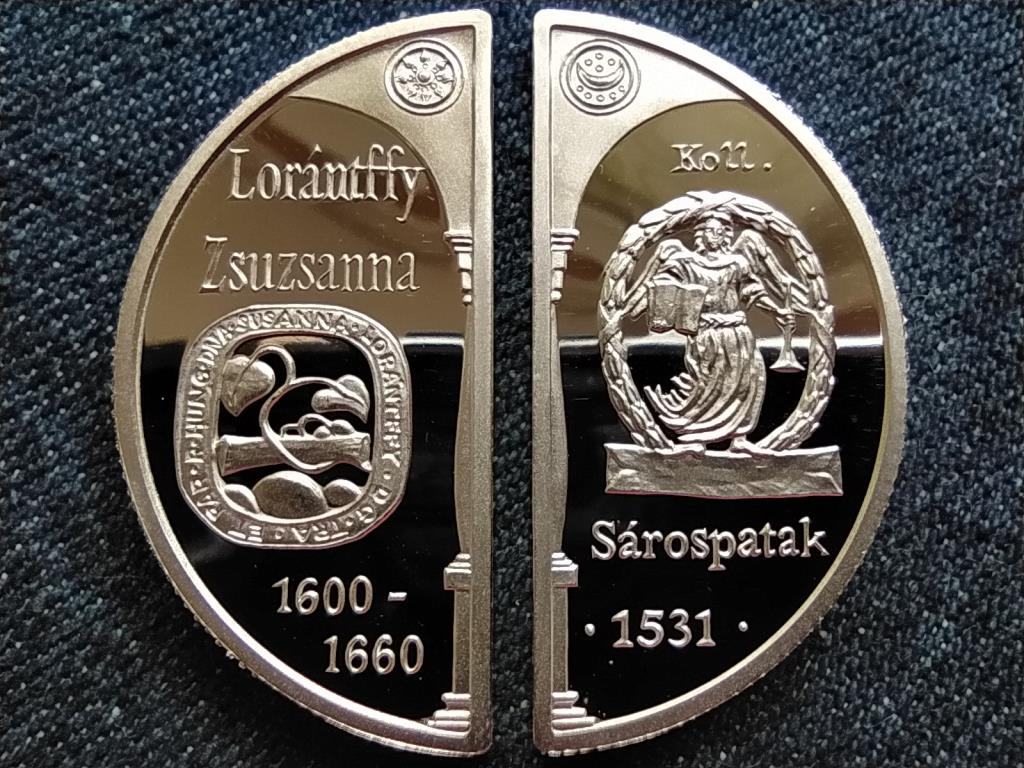 Lorántffy Zsuzsanna születésének 400. évfordulója .925 ezüst 4000 Forint