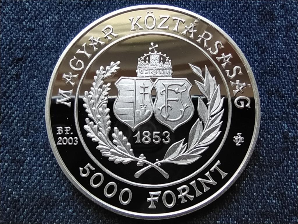 150 éves a Budapesti Filharmóniai Társaság .925 ezüst 5000 Forint