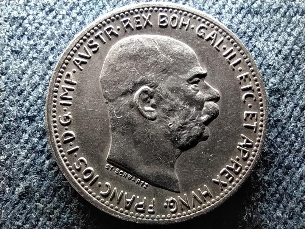 Ausztria Ferenc József  Osztrák-Magyar .835 ezüst 1 Korona