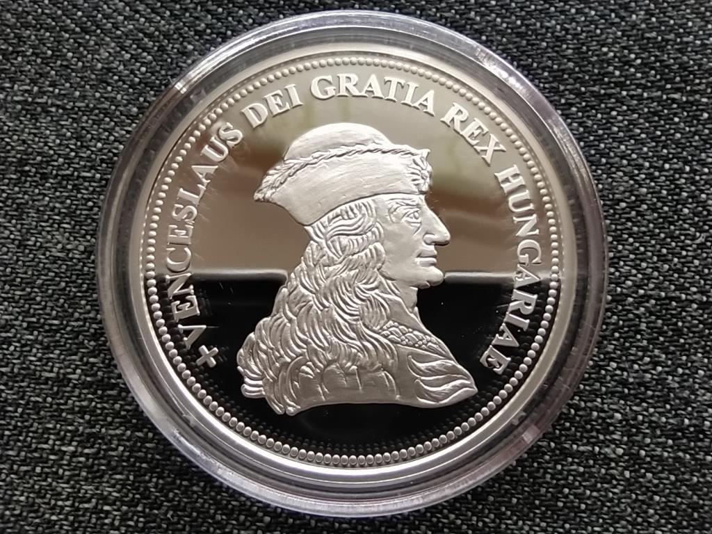 Királyi Koronák Utánveretben Vencel 5 korona .999 ezüst