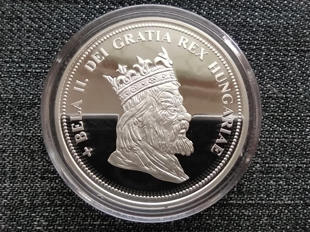 Királyi Koronák Utánveretben II. Béla 5 korona .999 ezüst