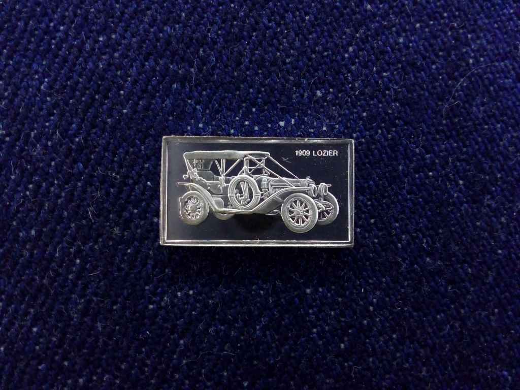 USA Franklin Autós Mini-Ingot Lozier 1909 .925 ezüst