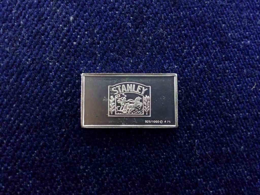USA Franklin Autós Mini-Ingot Stanley 1909 .925 ezüst