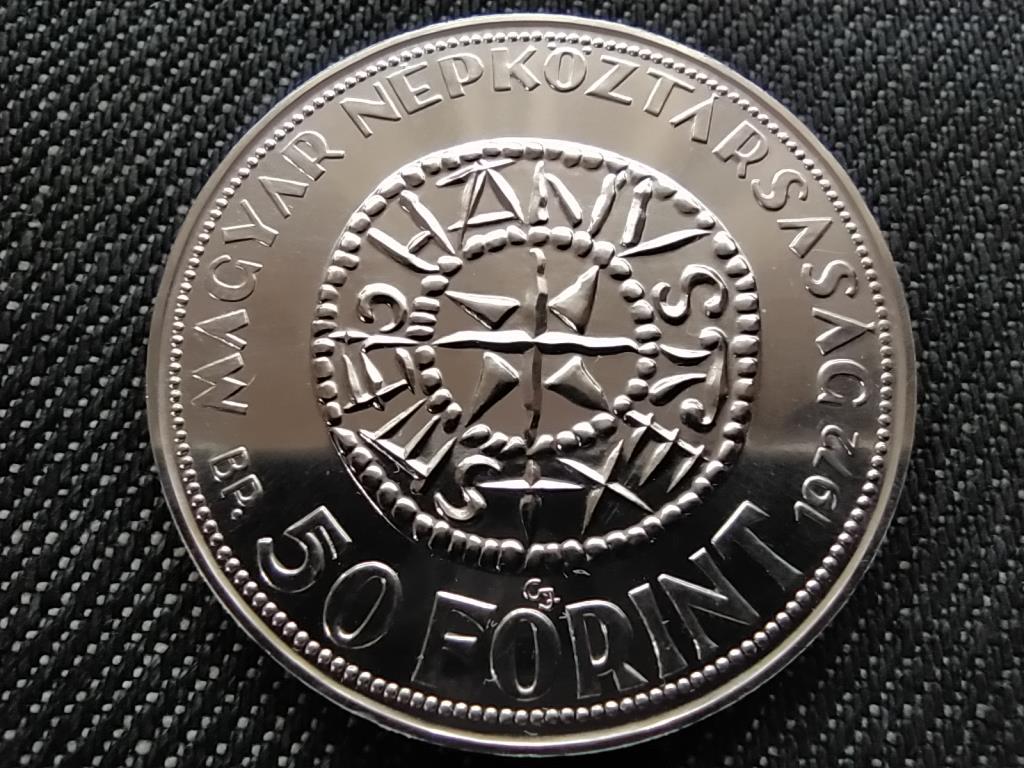 Szent István .640 ezüst 50 Forint