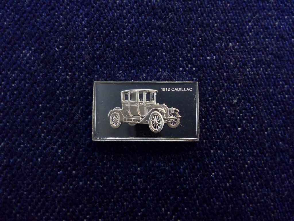 USA Franklin Autós Mini-Ingot Gyűjtemény Cadillac 1912 .925 ezüst